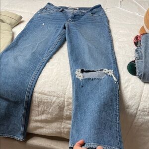 NWOT Abercrombie 90s Straight Low Rise Jeans - Curve Love